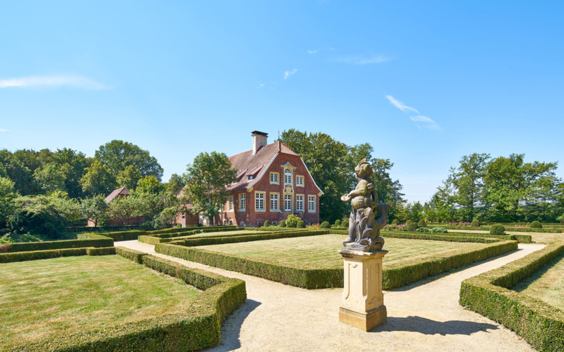 Haus Rüschhaus, Garten, in Münster