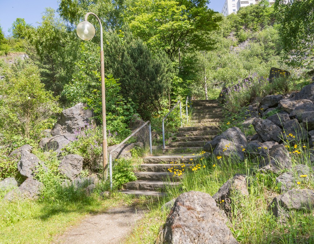 Hagen, Felsenpark an der Stadthalle Hagen