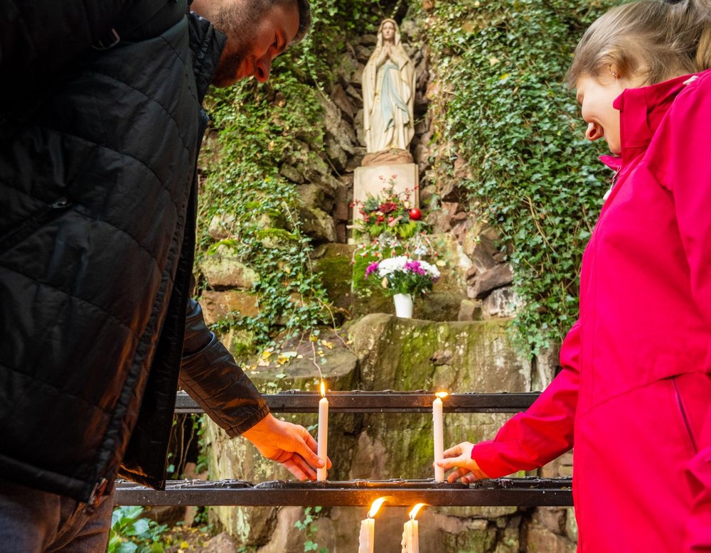 Lichtenau Mariengrotte Wallfahrtsgelände Kleinenberg