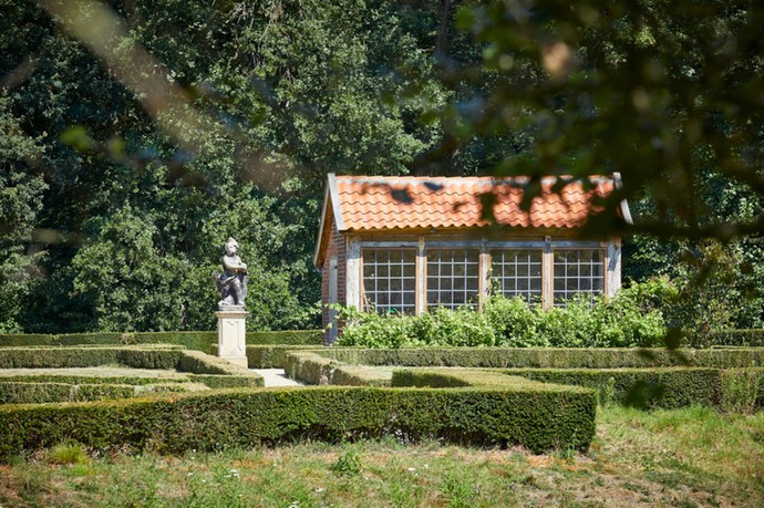 Außenanlage an Haus Rüschhaus in Münster