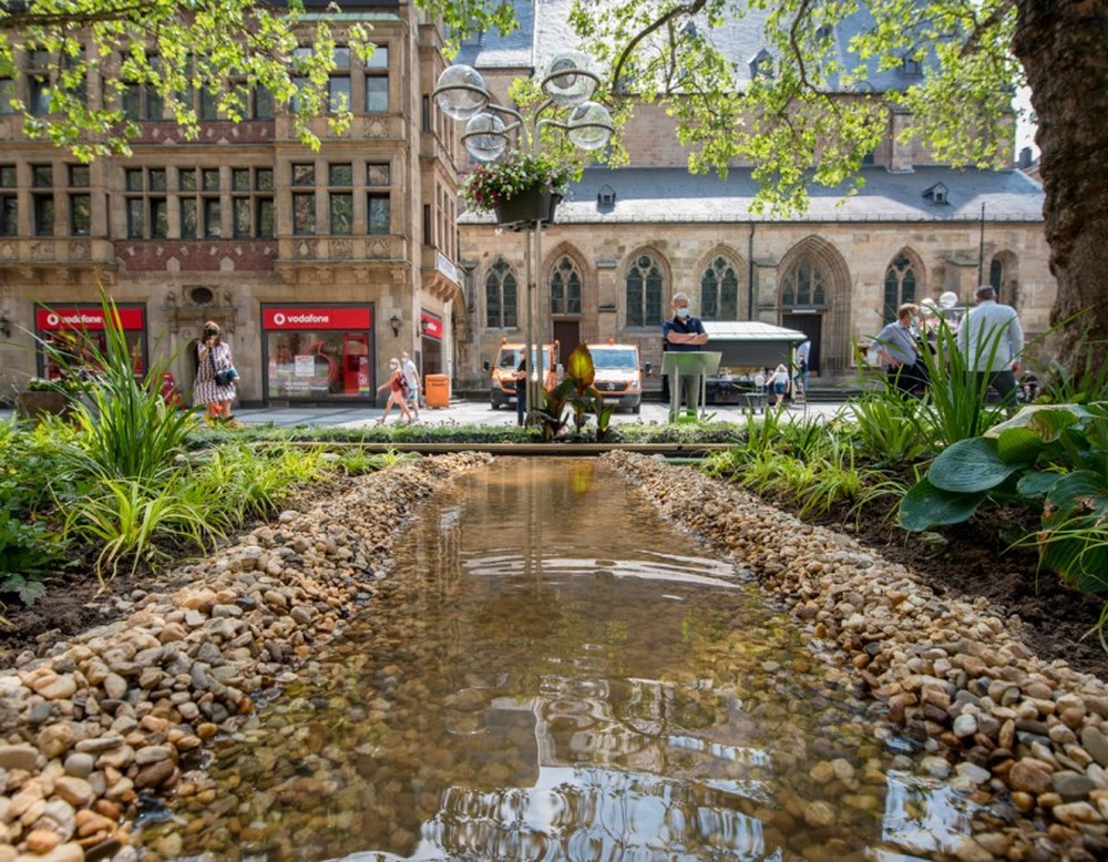 Dortmundm, Paradiesgarten an der Reinoldikirche