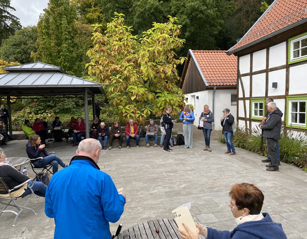 Akteurstreffen der LWL-Initiative "Gärten und Parks in Westfalen-Lippe" in der Parklandschaft Johannisberg und dem Botanischen Garten Bielefeld