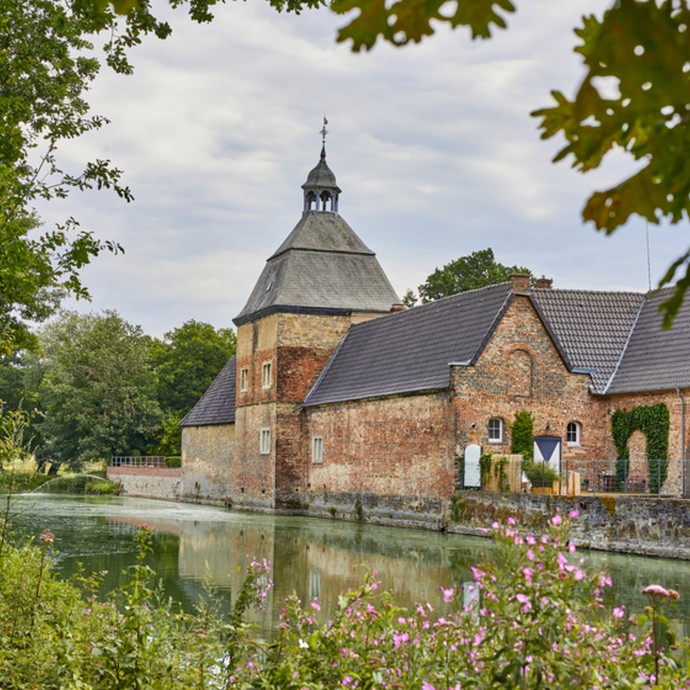 Luftaufnahme des Landschaftsparks Hoheward in Herten. (vergrößerte Bildansicht wird geöffnet)