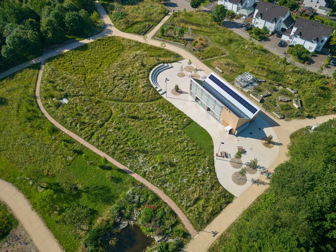 Klimapavillon im Klimagarten Schwerte