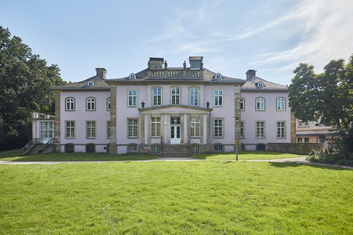 Blick auf das Schloss Schötmar in Bad Salzuflen.