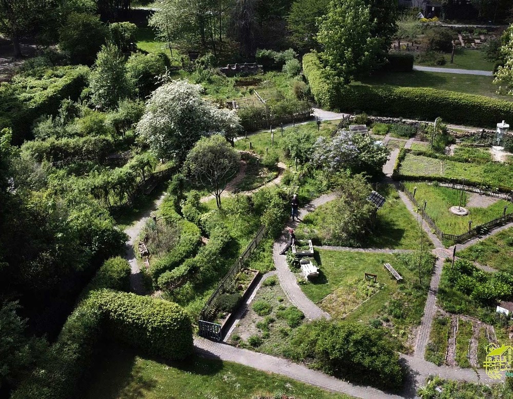 Der Schulgarten des Umweltzentrums Heerser Mühle. Dort befindet sich zudem ein Kulturgarten.