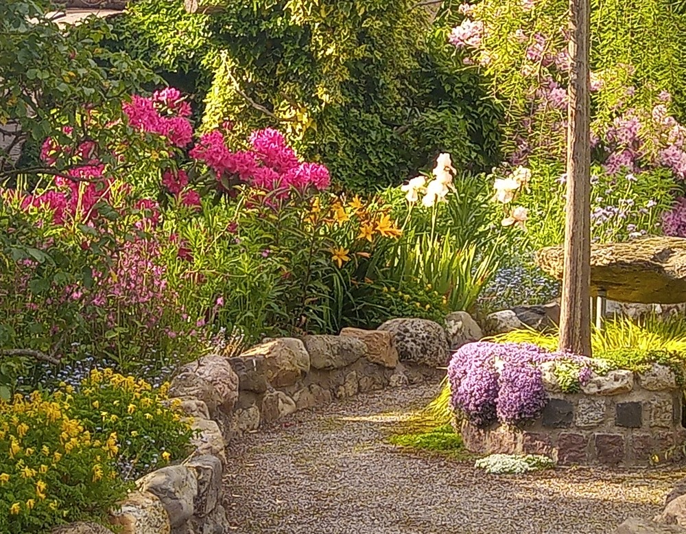 Schermbeck, Garten Eva und Rainer Paus