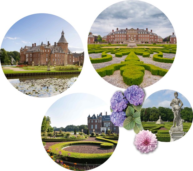 v. l. n. r.:
Isselburg, Wasserburg Anholt / Nordkirchen Schloss Nordkirchen (2) / Paderborn, Schloss Neuhaus v. l. n. r.:
Isselburg, Wasserburg Anholt / Nordkirchen Schloss Nordkirchen (2) / Paderborn, Schloss Neuhaus