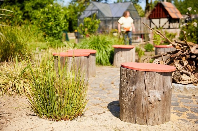 Wohlfühl- und Ideengarten der VHS in Paderborn