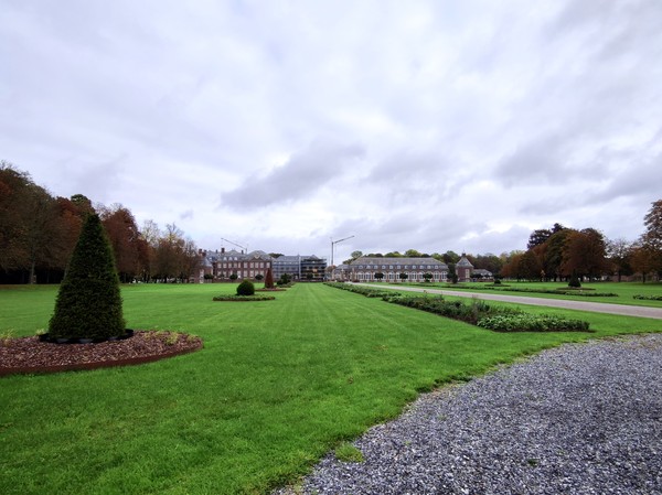 Schlosspark Nordkirchen, Baustelle