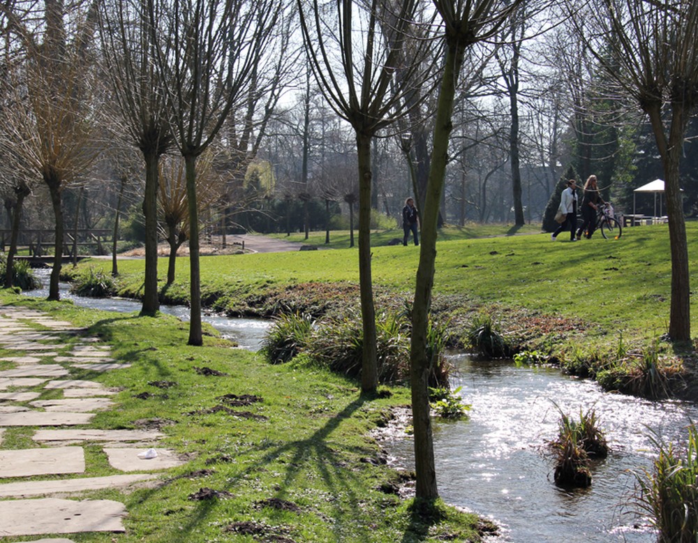 Werl, Parkfriedhof und Kurpark Werl