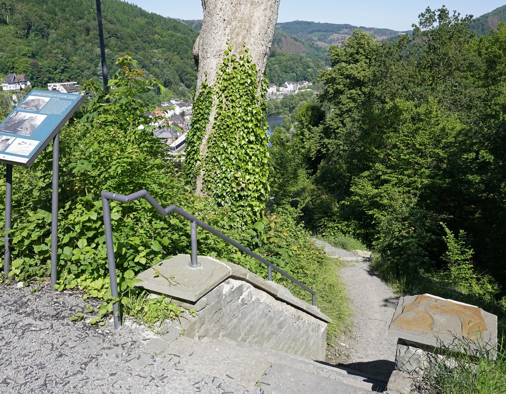 Infoschild Treppenanalge Weyhe Park