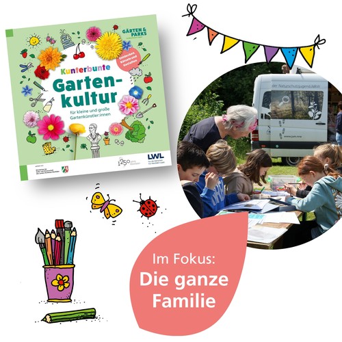 "Kunterbunte Gartenkultur für kleine und große Gartenkünstler:innen"