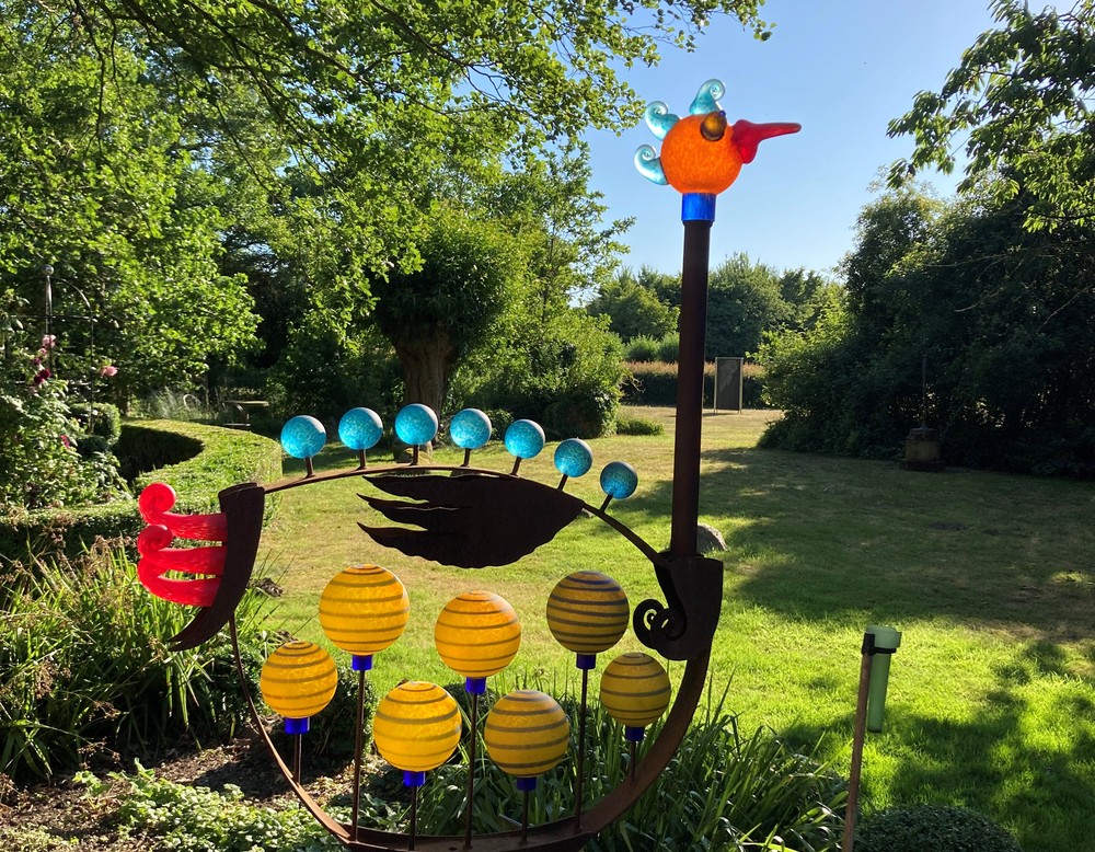 Stemwede-Niedermehnen, NaturGarten mit KunstObjekten