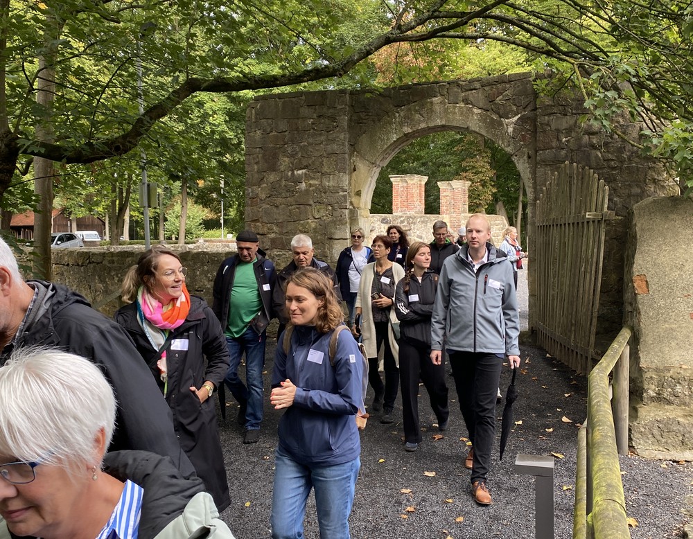 Akteurstreffen der LWL-Initiative "Gärten und Parks in Westfalen-Lippe" in der und um die Burg Vischering in Lüdinghausen
