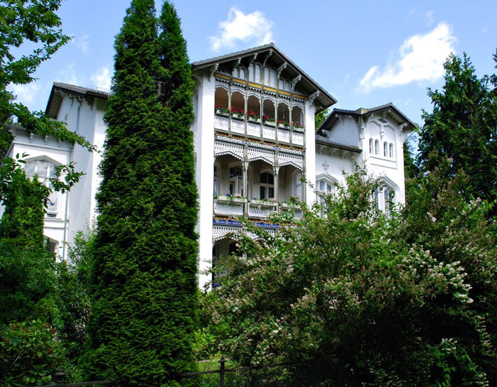 Ein Haus am Kanal Friedrichstal in Detmold.