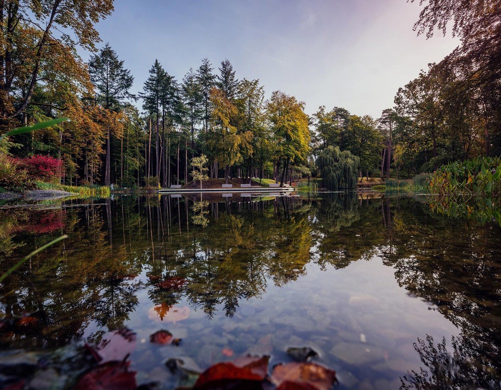 Die Mersmannteiche in Bad Lippspringe. Im Zuge der Landesgartenschau wurden diese 2017 renaturiert.