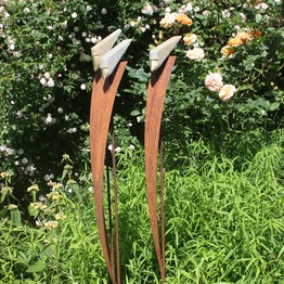 Anne Schule-Lammers Garten mit Skluptur