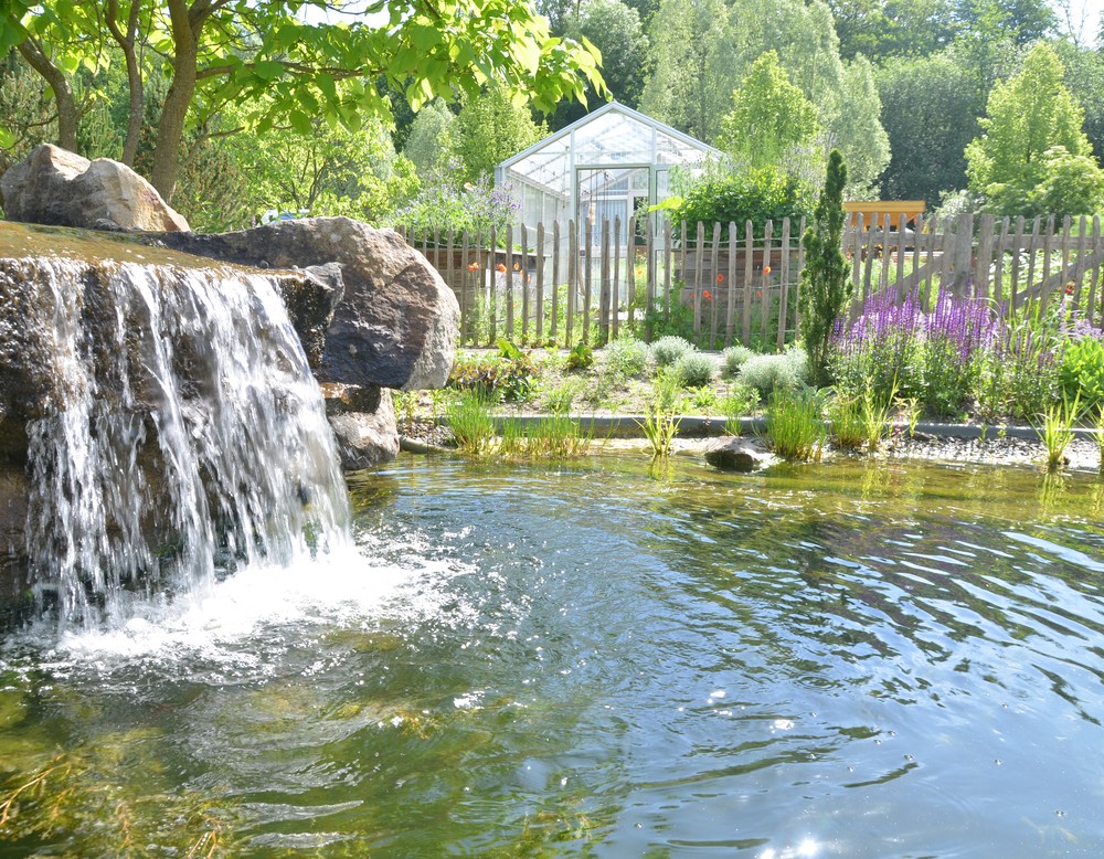 Sauerlandpark Hemer, Wasserfall, Gewächshaus, Garten