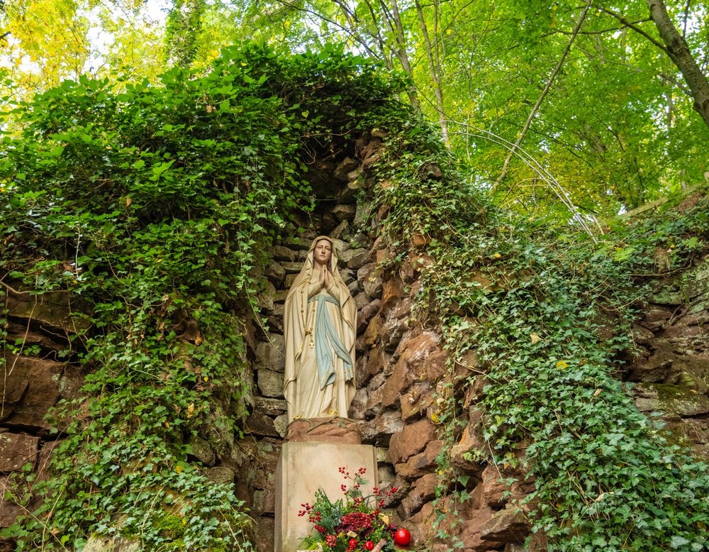 Lichtenau Mariengrotte Wallfahrtsgelände Kleinenberg